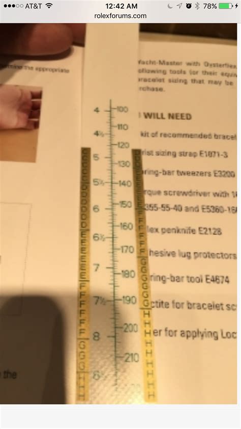 rolex oysterflex sizing|rolex oysterflex strap size chart.